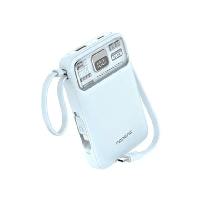 Foneng PX112 22.5W Magnetic With Dual Cables Wireless Power Bank - 10000mAh