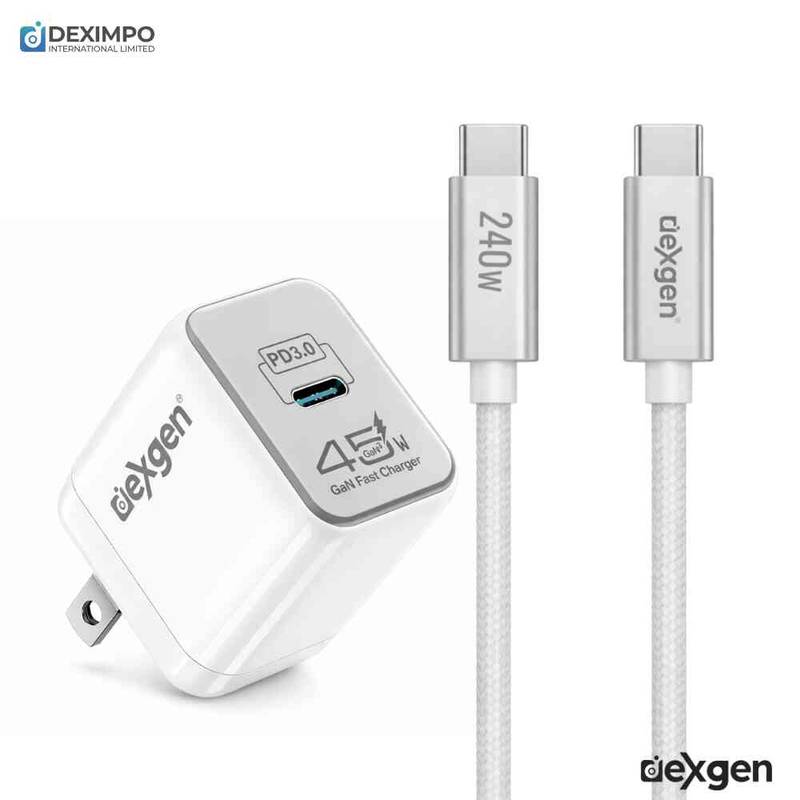 DexGen 45W PD & PPS Fast GaN – Super Fast Charging Combo
