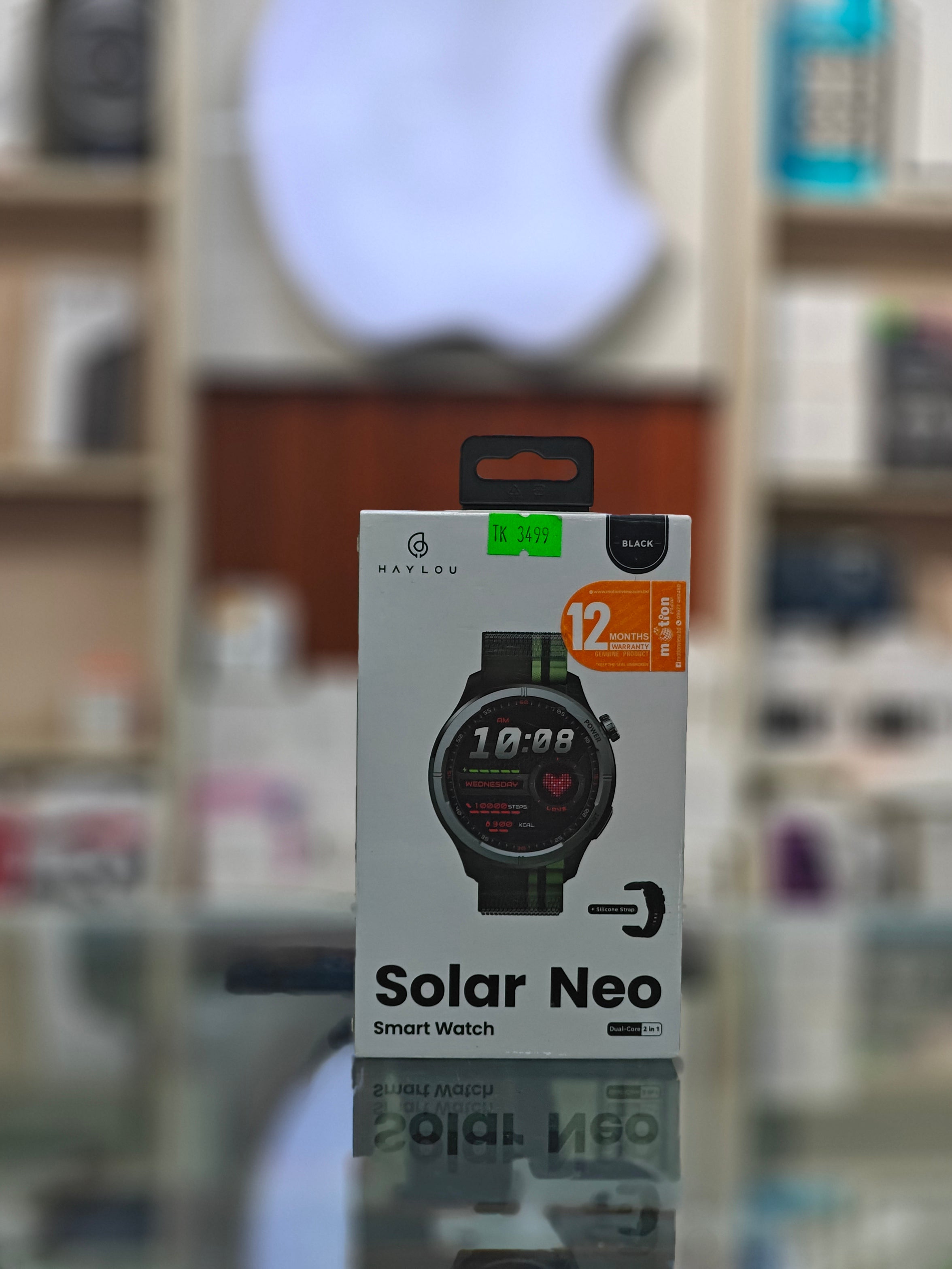 Haylou Solar Neo Black Bluetooth Calling Smart Watch