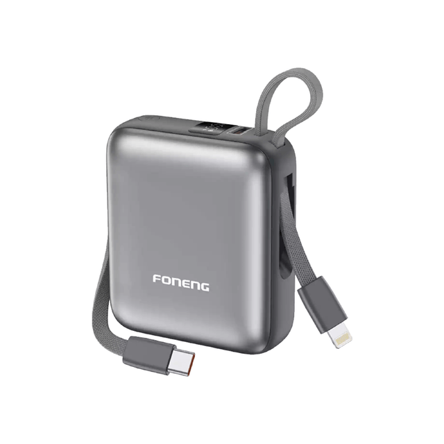Foneng PX115 10000mAh 22.5W Dual Cable Mini Power Bank