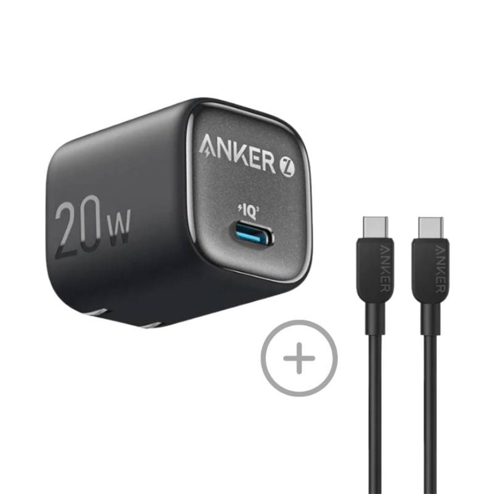 Anker Zolo Charger 20W Single USB-C Port with USB-C Cable